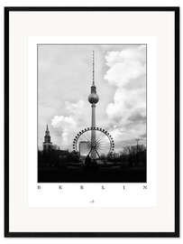 Plakat artystyczny premium w ramie Berlin - Television Tower