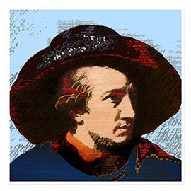 Wall print  Johann Wolfgang Goethe - coico