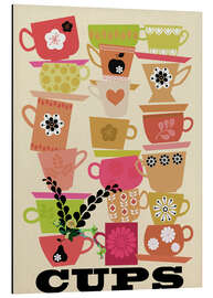 Magnettafel Peach Fuzz Cups