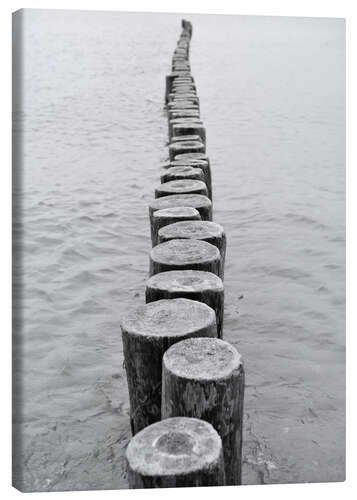 Canvas print Breakwater