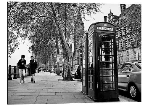 Aluminiumsbilde Streets of London