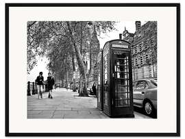Gerahmter Kunstdruck In den Straßen von London