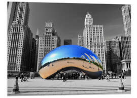 Hartschaumbild Chicago Bean