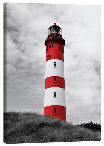 Canvas print Lighthouse in Amrum, Germany