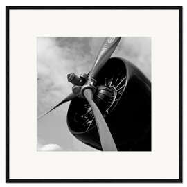Ingelijste kunstdruk Junkers JU52