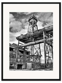 Gerahmter Kunstdruck phoenix dortmund historisch 01