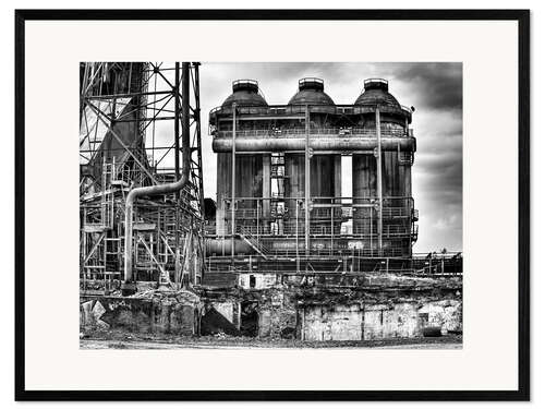 Impression artistique encadrée phoenix dortmund historisch 03