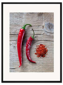 Gerahmter Kunstdruck Scharf 03