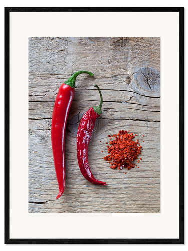 Plakat artystyczny premium w ramie Red and Hot