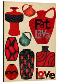 Magnettafel Fat Lava Love
