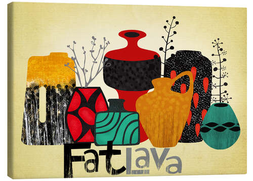 Lienzo Fat Lava