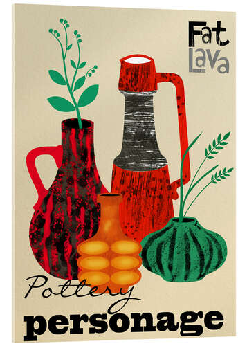 Cuadro de metacrilato Pottery Personage