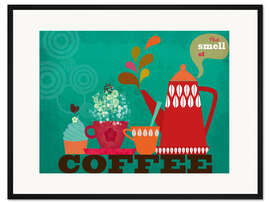 Gerahmter Kunstdruck The smell of coffee II
