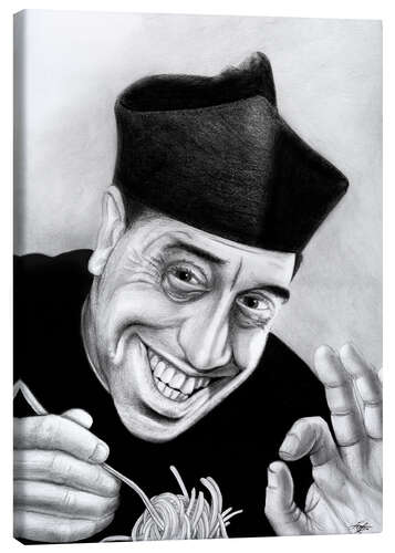 Canvas print Don Camillo Pasta Spaghetti