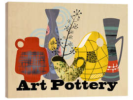 Holzbild Art Pottery - Taika Tori