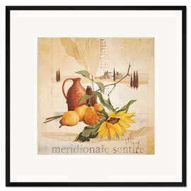 Gerahmter Kunstdruck Mediterrane Atmosphäre