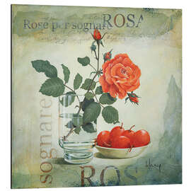 Magnettafel Traumrose