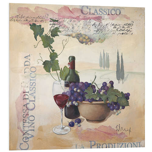 PVC print Vino classico