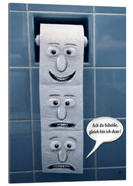 Gallery print On the Toilet (German)