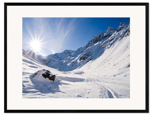 Ingelijste kunstdruk Winter Dream