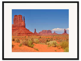 Gerahmter Kunstdruck Monument Valley I