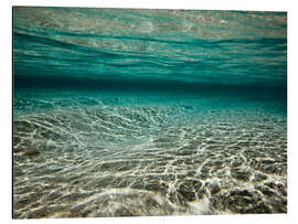 Magnettafel Tropische grüne Lagune Raja Ampat Inseln Unterwasser-Blick