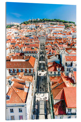 Tableau en plexi-alu Vieille ville de Lisbonne, Portugal