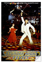 Adesivo murale SATURDAY NIGHT FEVER (La febbre del sabato sera)