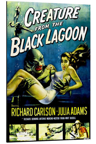 Aluminium print Creature from the Black Lagoon I