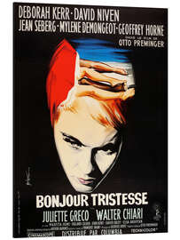 Aluminium print BONJOUR TRISTESSE