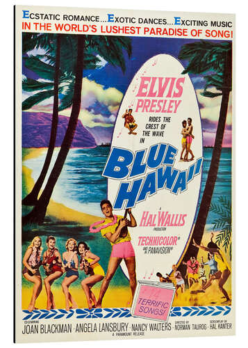 Aluminiumsbilde Blue Hawaii