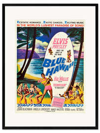 Innrammet kunsttrykk Blue Hawaii