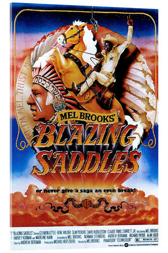 Akryylilasitaulu BLAZING SADDLES