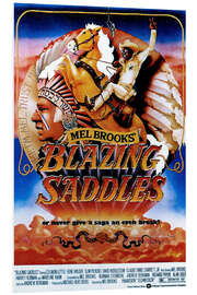 PVC print BLAZING SADDLES