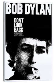 Tableau sur toile Bob Dylan, Don't look back