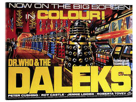 Quadro em acrílico DR. WHO AND THE DALEKS