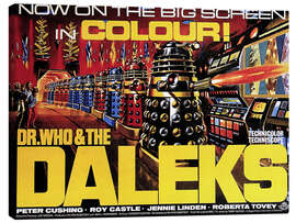 Canvas print DR. WHO AND THE DALEKS