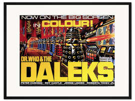 Gerahmter Kunstdruck Dr. Who and the Daleks