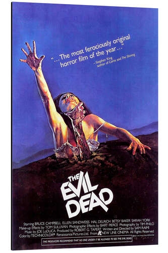 Aluminium print The Evil Dead