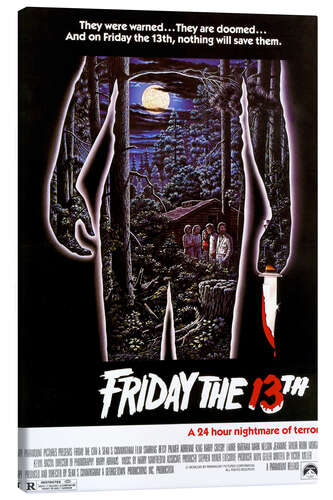 Canvas print Friday the 13th