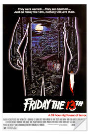 Selvklæbende plakat FRIDAY THE 13TH