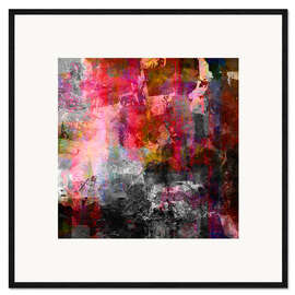 Framed art print Abstract No. 105