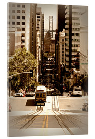 Acrylic print SAN FRANCISCO California Street - Melanie Viola