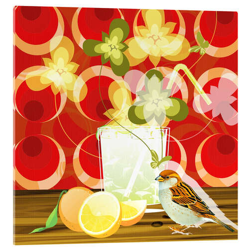 Acrylic print Midori Sour Cocktail