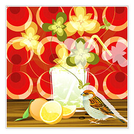 Poster Midori Sour Cocktail
