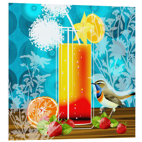 PVC print Tequila Sunrise Cocktail