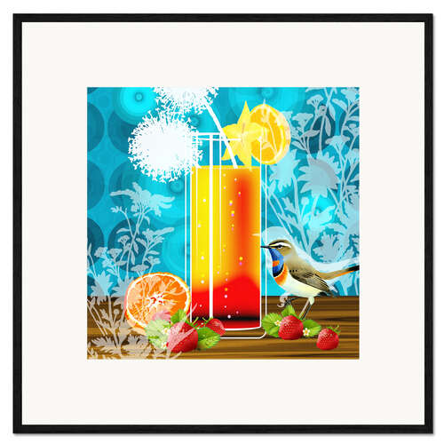 Innrammet kunsttrykk Tequila Sunrise Cocktail