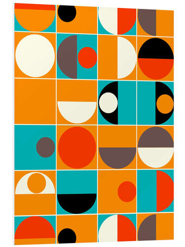 Foam board print Panton Pop