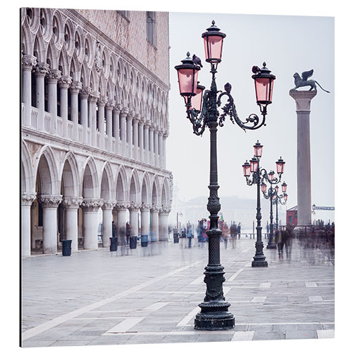 Aluminium print St. Mark's Square in Venice in Winter