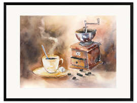 Gerahmter Kunstdruck Kaffeeduft